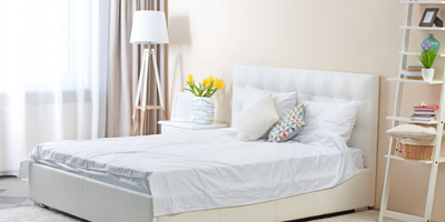 King Size White Cotton Bedsheet 100% Premium Quality